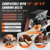 VEVOR Belt Grinder Sander Variable Speed Belt Polisher with VFD 1500W Knife Sharpener with Grinding Moulds & 3PCS Sanding Belts 4