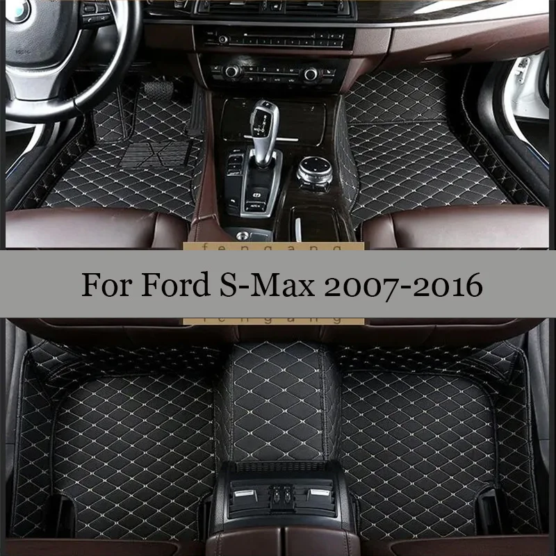 

Car Floor Mats For Ford S-Max 2016 2015 2014 2013 2012 2011 2010 2009 2008 2007 (5 Seater) Carpet Custom Interior Accessories