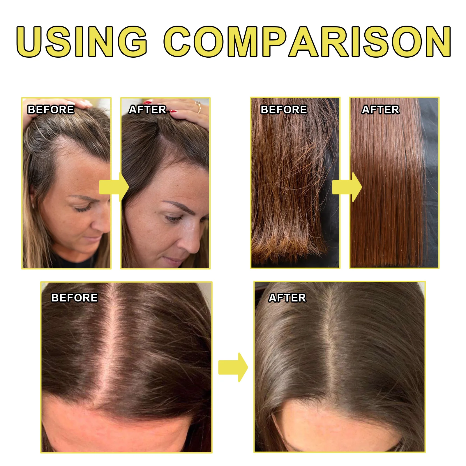 Hair Care Essential Oil - Improves Dry, Damaged Hair from Heat Styling & Coloring, Strengthens Hair, Nourishes for Smoothness