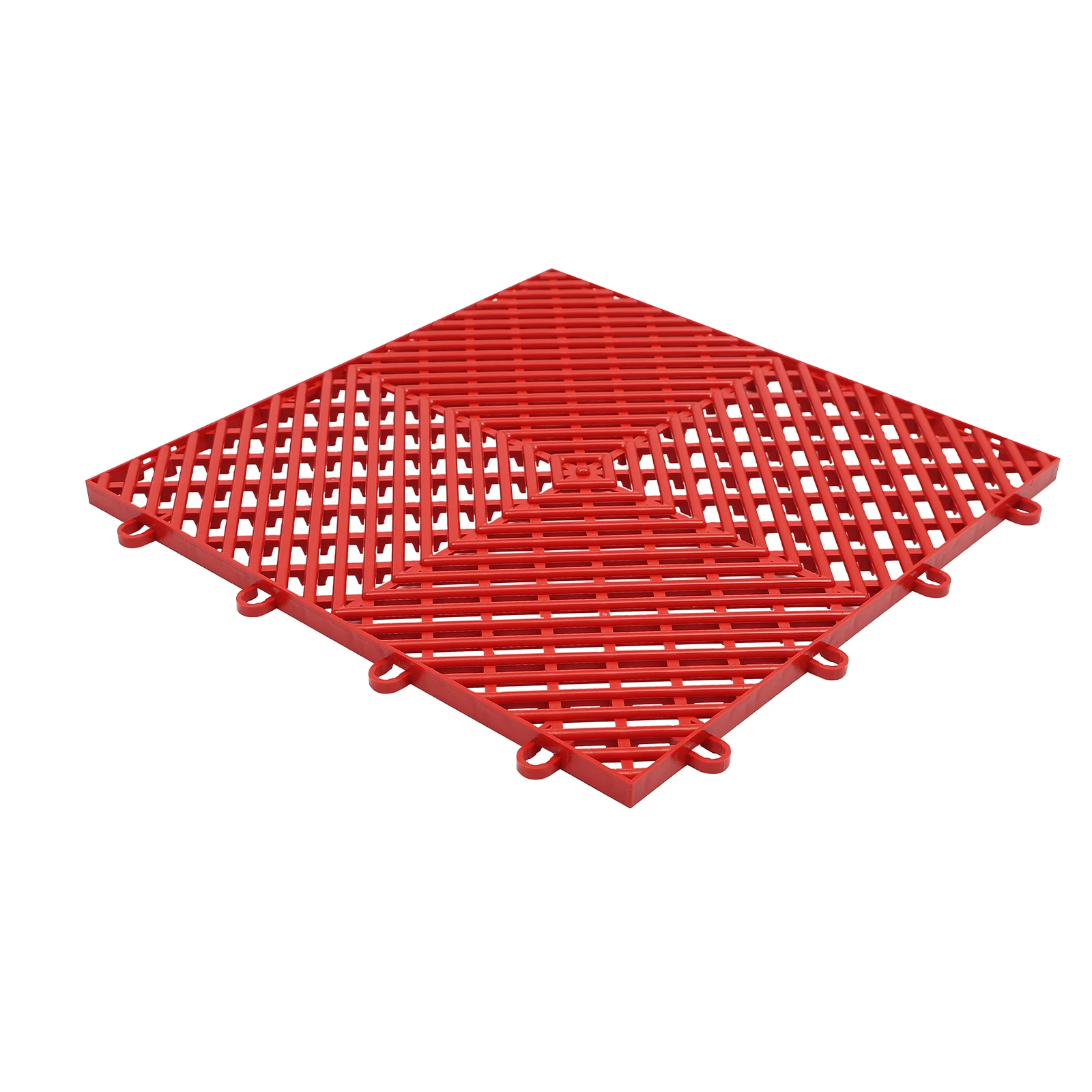 Tiles Interlocking 25PCS Red, Drainage Tiles 12x12x0.5 Inches, Deck Tiles Outdoor Floor Tiles, Outdoor Interlocking Tiles, Deck 2