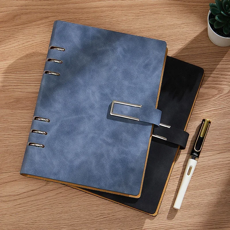 

Простыни/книжка, офисный металлический мягкий зажим для учебы, блокнот 100, простой чехол, съемные канцелярские принадлежности, деловой кожаный лист