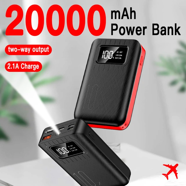 20000mah Bateria Móvil Portatil Para iPhone Samsung LG Cargador Externo  Original