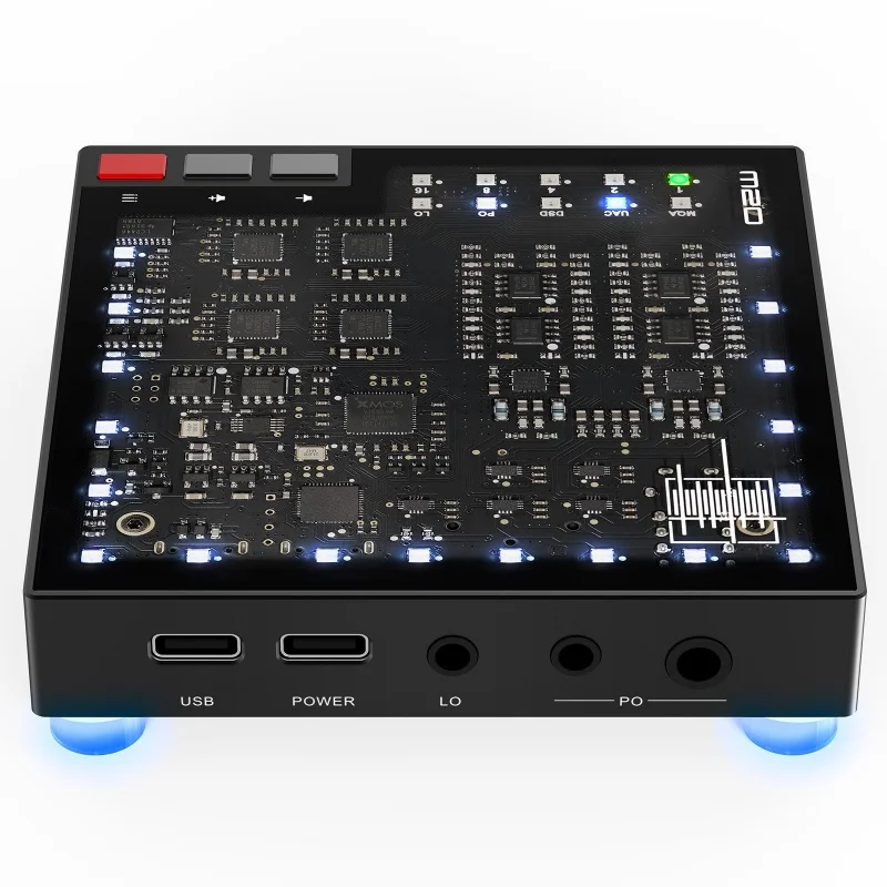 업그레이드 M20 고해상도 게이밍 오디오 디코더 CS43131*4 XU316 DSD256 3.5mm 4.4mm 잭 헤드폰 앰프 PCM 32BIT/768HZ USB 입력