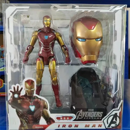 Marvel Original Iron Man Children Toy Gift Box Bambola Mobile Iron Man Mark Avengers Tony Stark Legend Toy Doll Model