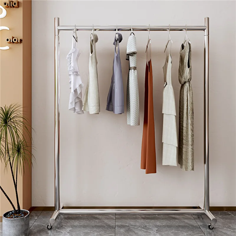 

Organizer Outdoor Clothes Bethroom Rack Modern Nordic Hallway Minimalist Steel Portable Cloth Rack Kids Perchero Furniture Salon