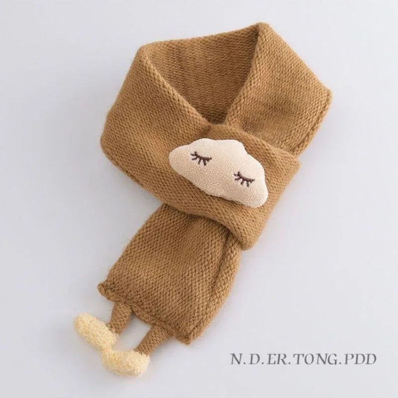 New Baby Scarf Winter Warm Baby Cute Super Cute Neck Cover for Girls Knitted Soft Neck Cover for Boys Versatile Scarf
