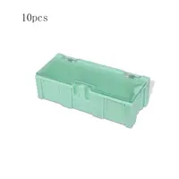10pcs Mini SMD SMT Electronic Box Dis/Assembly Easy To Take Electronic Component Parts Cases PP Free Combination 1