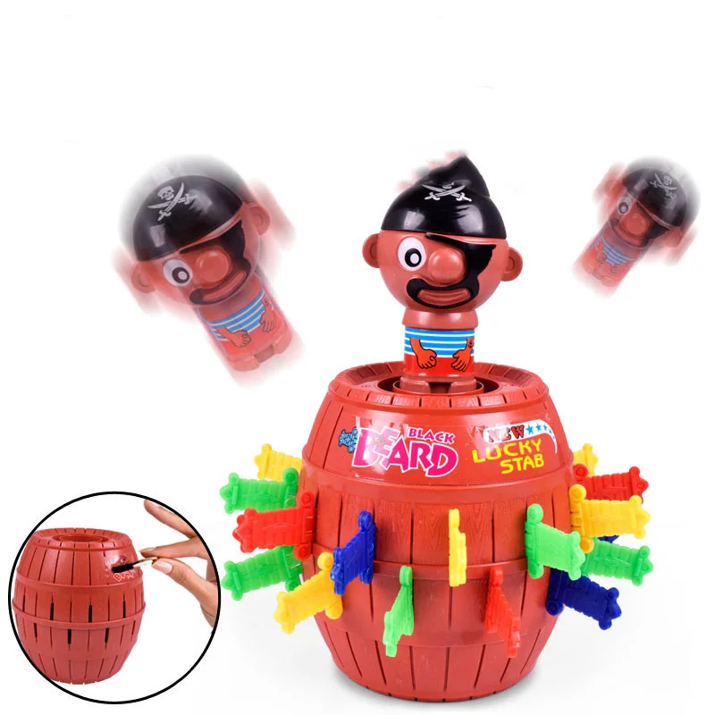 

Trick Pirate Bucket New Strange Whole Person Toys Children's Puzzle Desktop Interactive Parent-child Interaction Toy