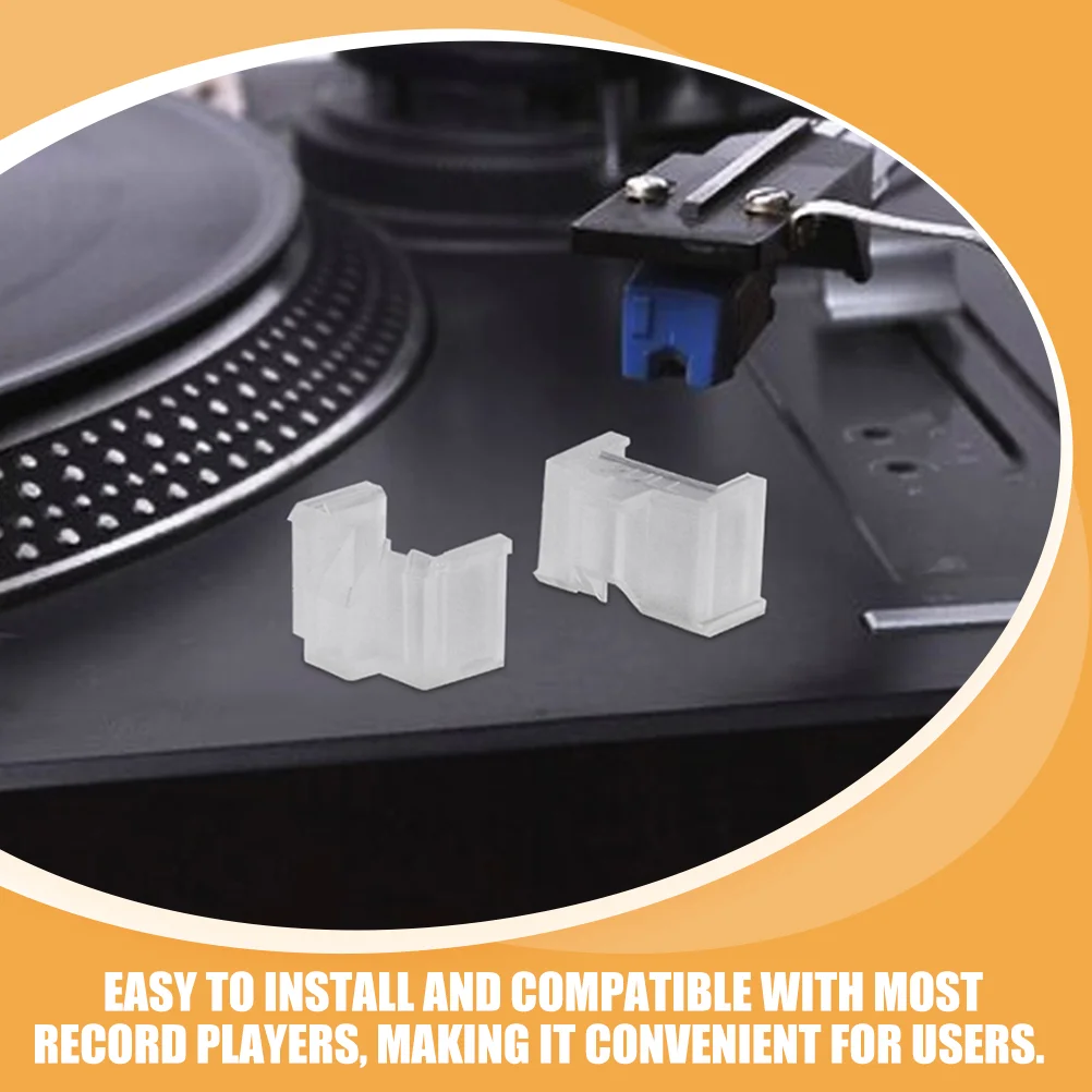Phonograph needle supplies Stylus Protective Cover Record Needle Turntable Accessories Protector for Player Pickup Plastic Replacement Dust