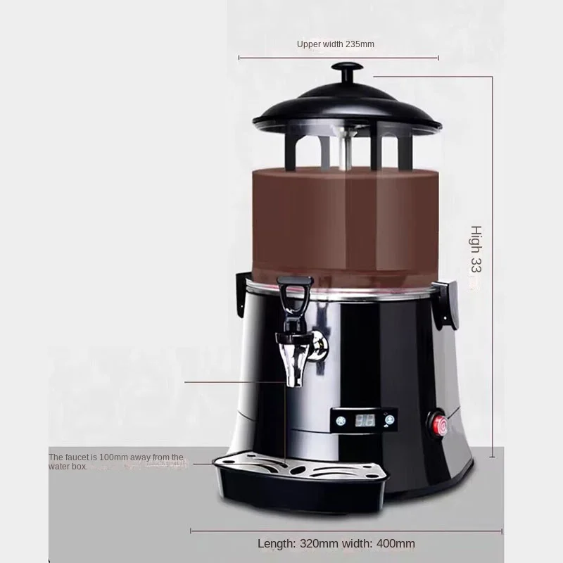 Hot Chocolate Warmer Machine 600W 10L Commercial Electric Hot