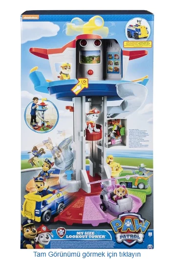 Original Paw Patrol Playset My Size Lookout Rotating Periscope Tower Large Interactive toys Action Figure Collectible Boy Gifts