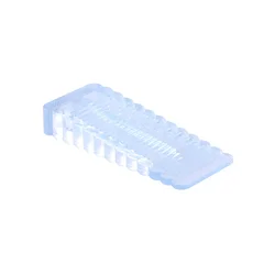 Silicone Anti-Collision Door Stopper - Reusable Shock-Absorbent Wedge (Transparent G826A)