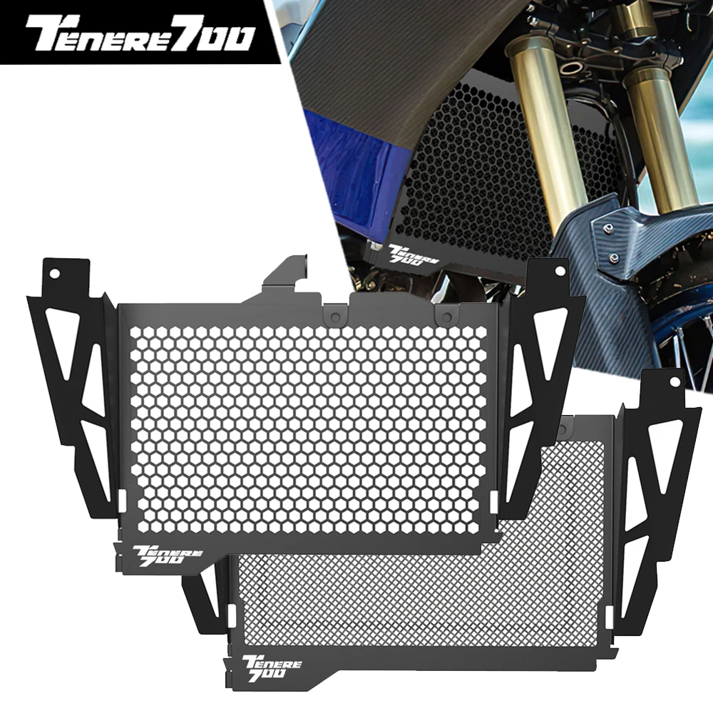 

Motorcycle For Yamaha Tenere700 TENERE 700 World Raid 2022-2023 New CNC Alumiunm Radiator Grille Cover Guard Protection Protetor