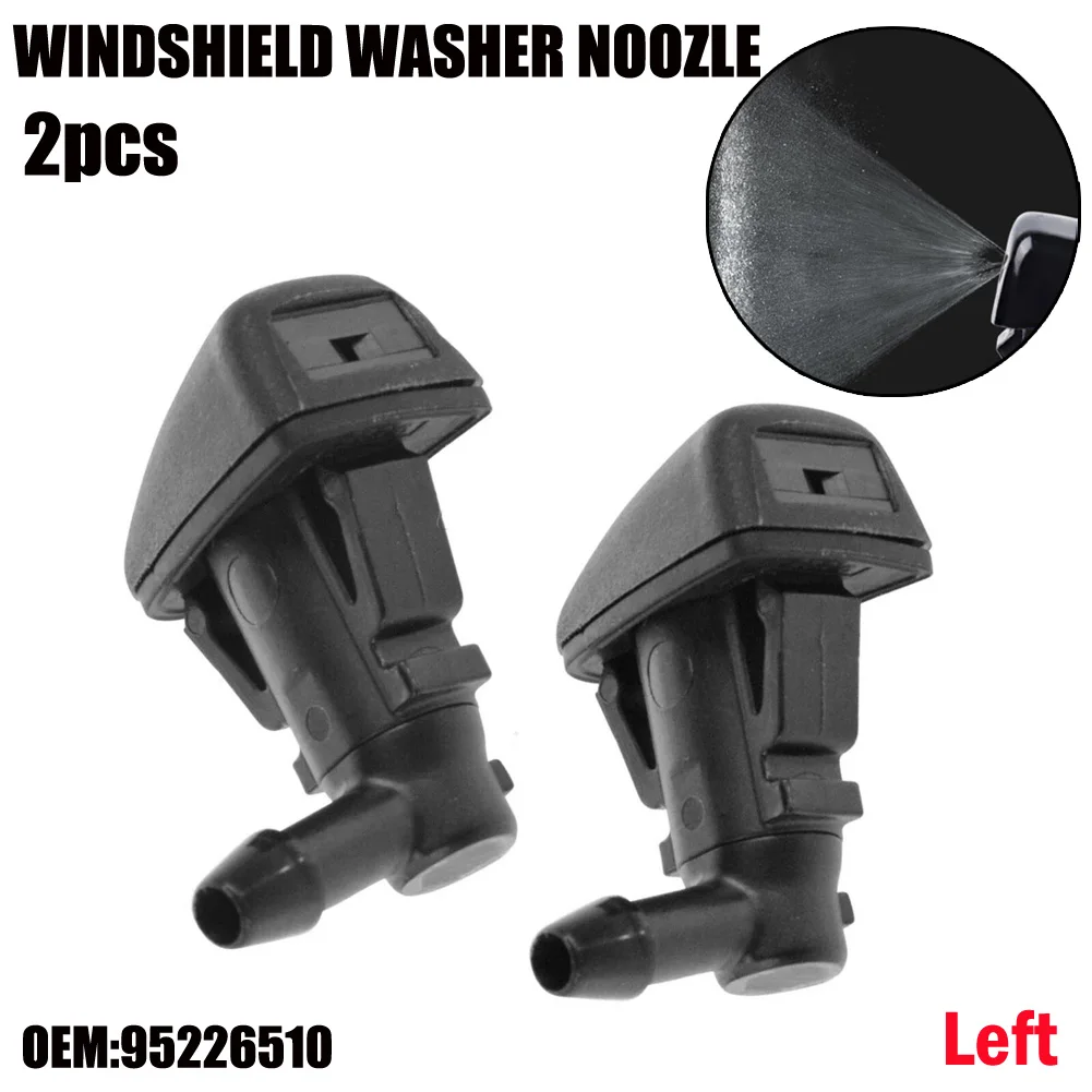 

2Pcs Windshield Washer Fluid Nozzle Compact And Easy To Install New And Direct Replacement For Chevrolet Cruz 14-15 95226510