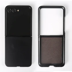 Premium Genuine Leather Phone Case with Vintage Oil Wax Pattern for Motorola Razr 50 Ultra (Blue Black 5210)