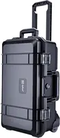 Waterproof Hard Case with Wheels and Customizable Foam, Interior Size 20.3x11.3x7.3 inch, Suitable for camera, lens, drone, mic, 1