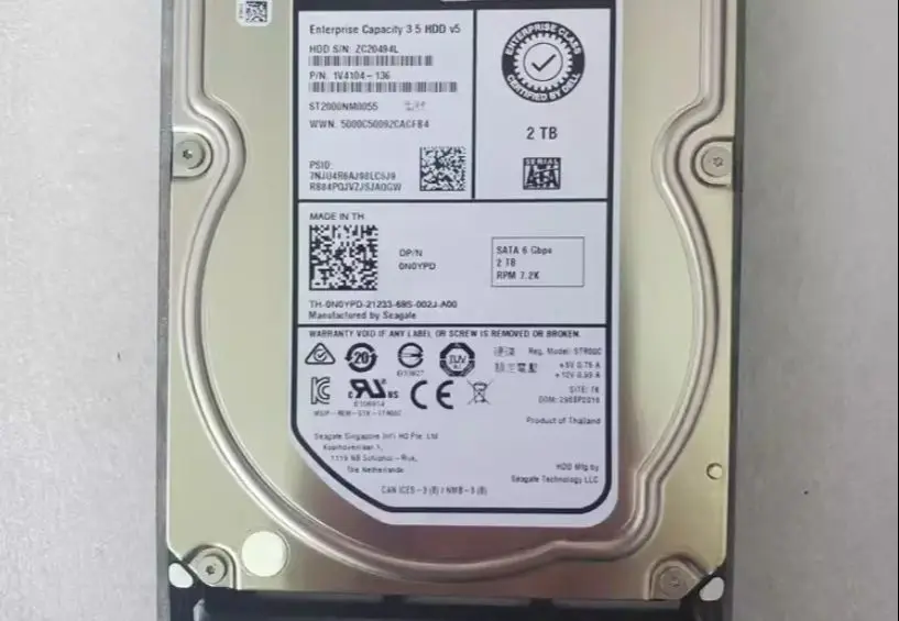 For 0N0YPD ST2000NM0055 2T 7 2K 3 5 inch SATA server hard drive