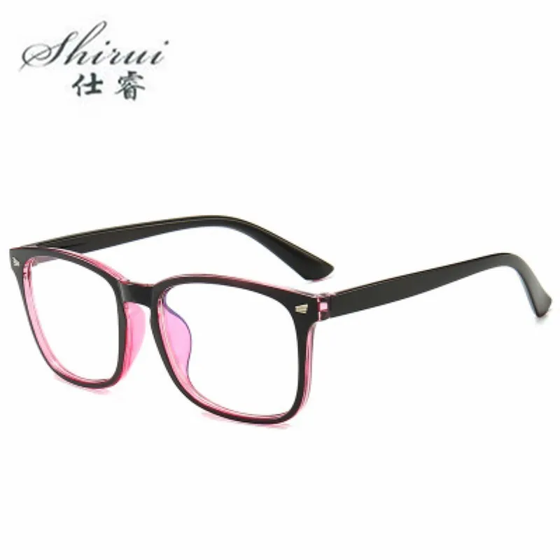 Gafas rectangulares Retro para mujer, de gafas ópticas, montura de gafas transparentes, gafas falsas - AliExpress