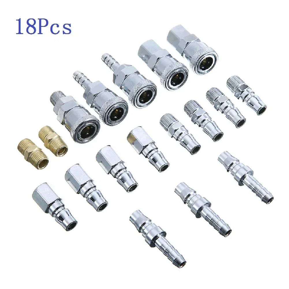 Get Connected With This 5-piece Foster Brass Quick Coupler Set! 1/4 NPT Fittings For Your Air Hose And Tools. Made In The USA.