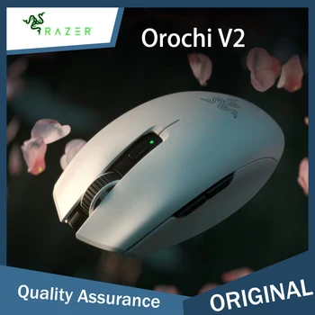 Razer Orochi V2 souris de jeu sans fil Mobile 2 Modes sans fil commutateurs de souris mécaniques 5G capteur optique avancé 18K DPI 1