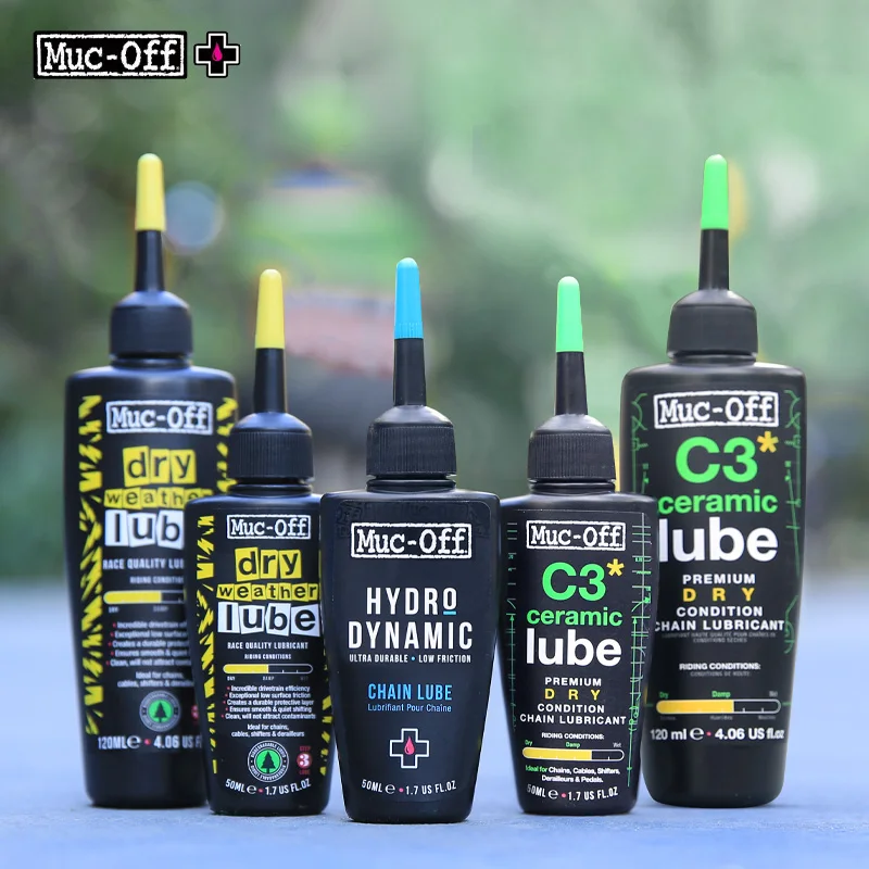 Muc-Off Bike Chain Lubricant 50/120ml C3 Dry Weather Ceramic Lube