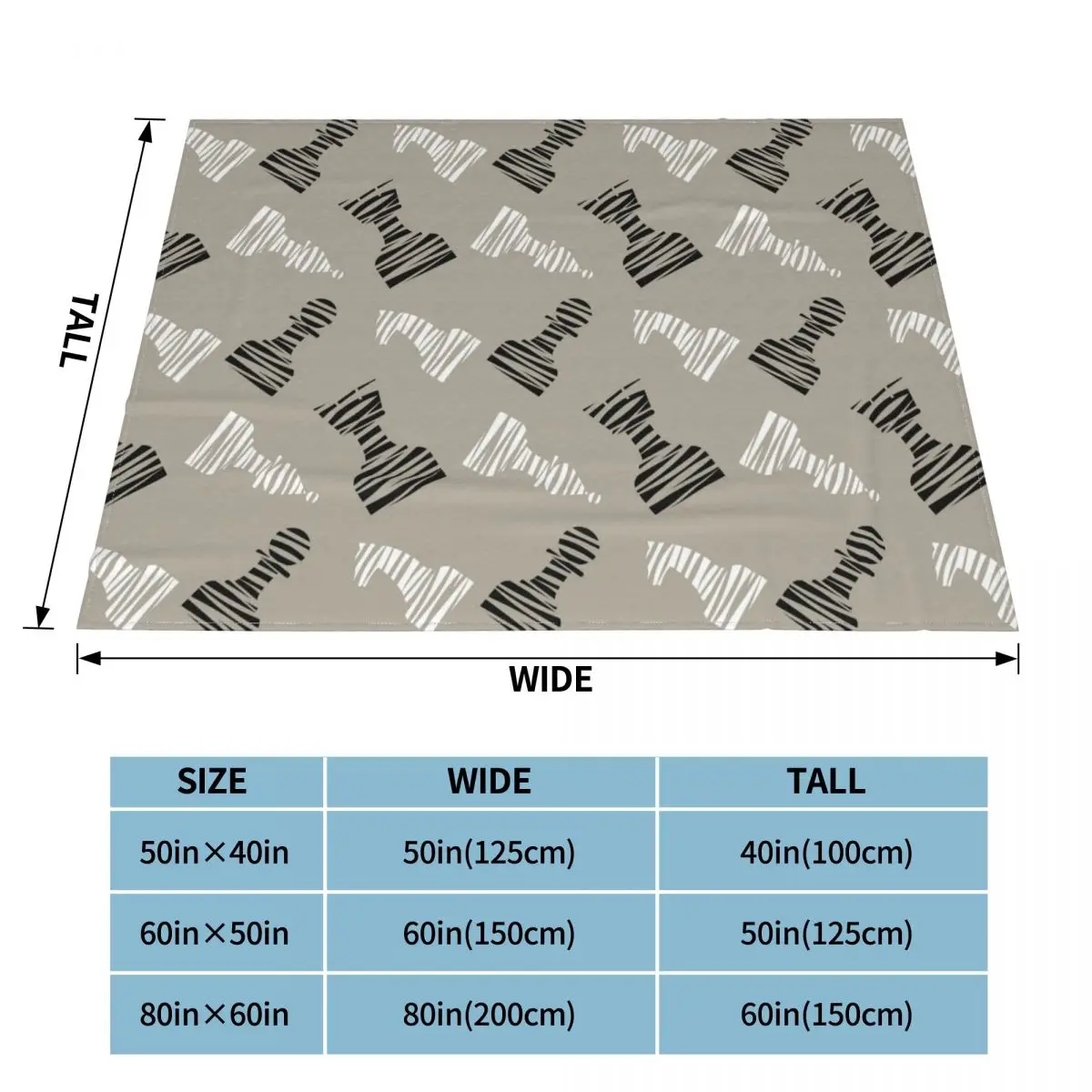 Black And White Chessmen Chess Blankets Fleece Decoration Multifunction Warm Throw Blanket for Sofa Bedroom Bedding 