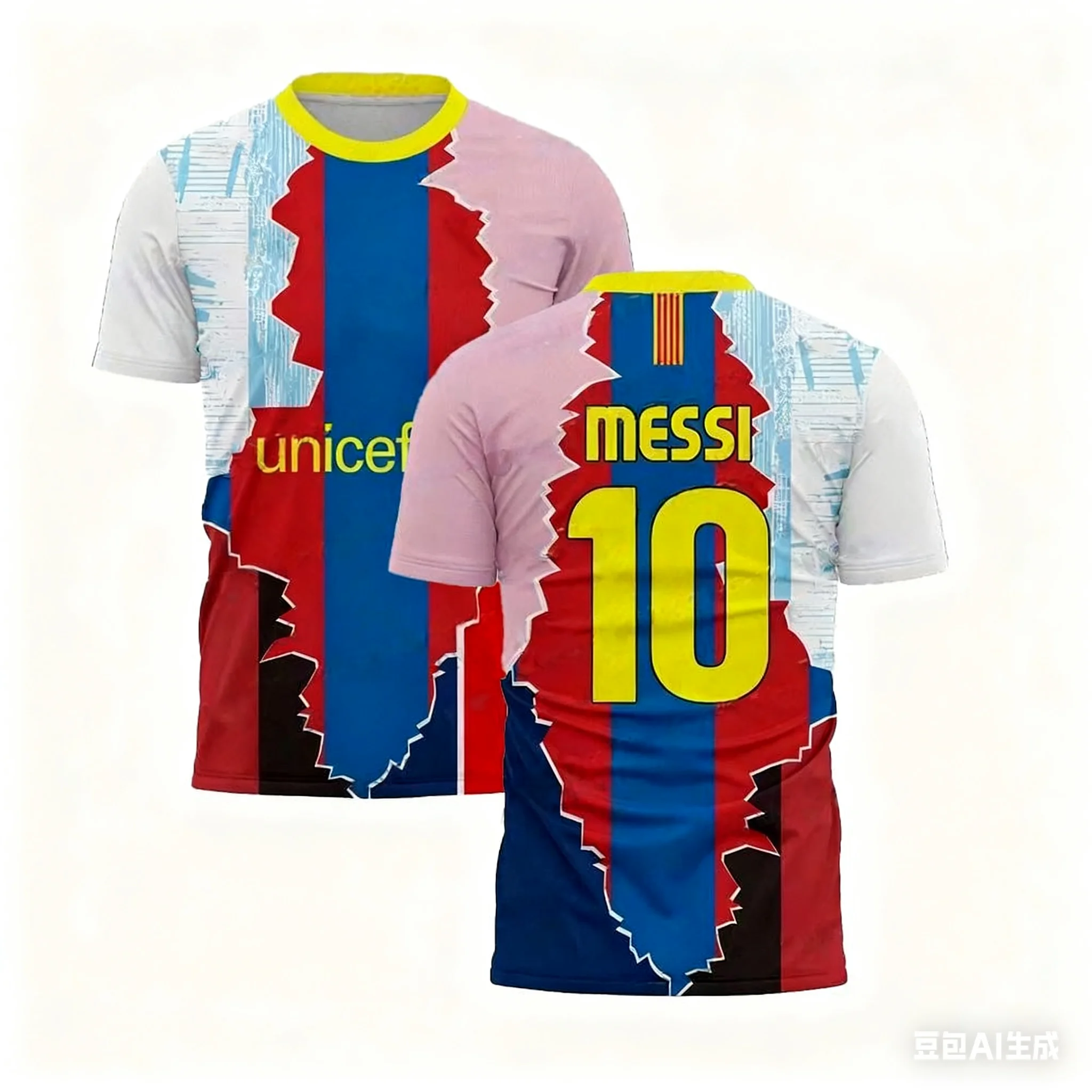 חולצת כדורגל קצרה עם חתימה מיוחדת לגברים של מסי לשנת 2025, מתאימה לאימונים צעירים וכדורגל, חולצת ג'רזי נושמת