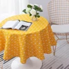 Nordic Round Tablecloth Cotton Linen Washable Hotel Banquet Table Cloth for Wedding Party Christmas Table Cover Home Dec 3