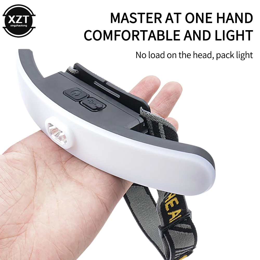 LED Eyelash Extension Grafting Lamp Lash Light Rechargeable Headlamp Eye Protection Shadowless For Nail Art Eyebrow Lip Tattoo