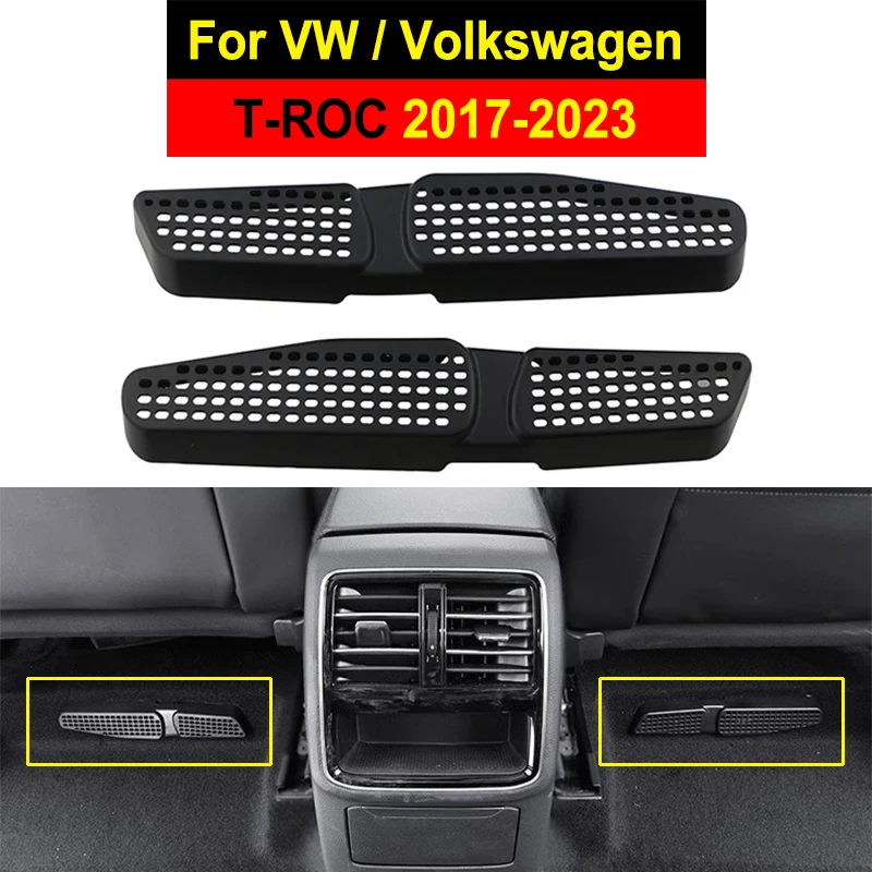 HIGH FLYING Frontschürze Stylingleiste Matt Für VW T-Roc (2017–2021) – 2 Stück, ABS, 3M-Klebeband
