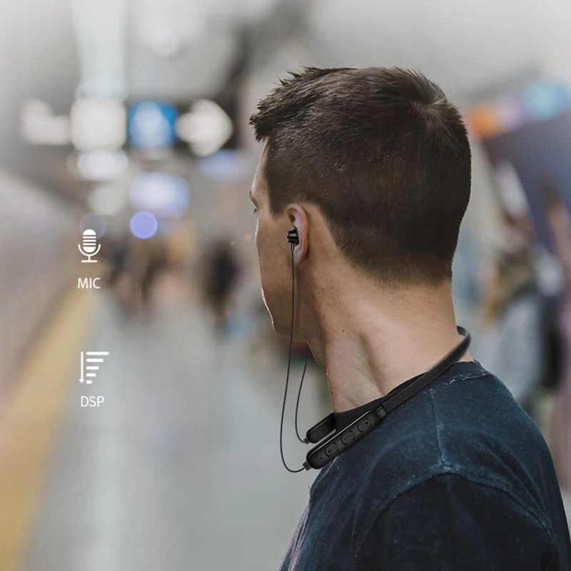Wireless Earphone With Microphone Ear Phones Call Sports Gaming Bluetooth Headphone (5)