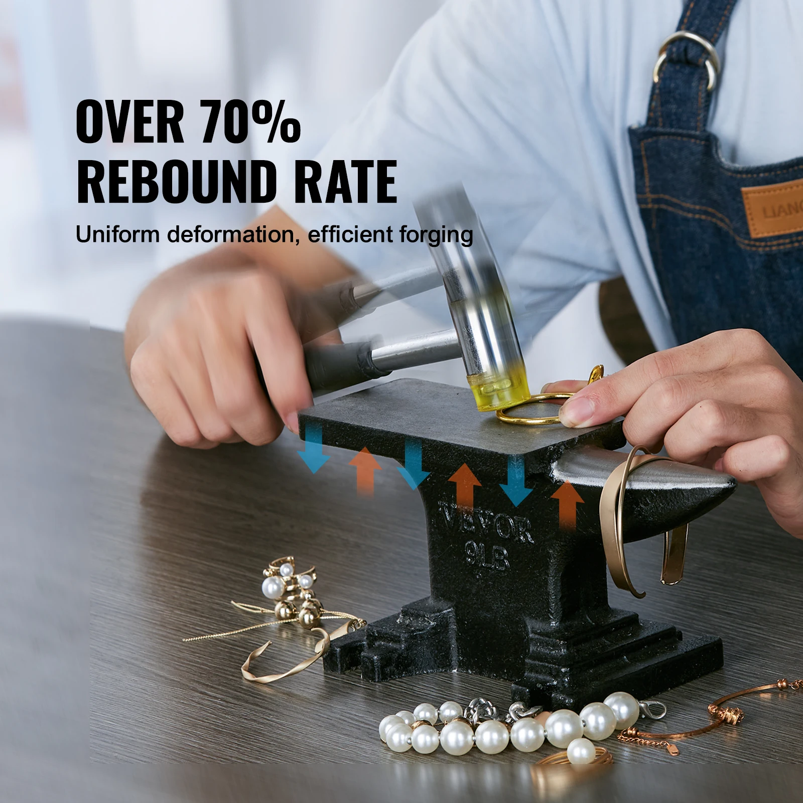 Cast Steel Anvil for Blacksmithing and Metalwork