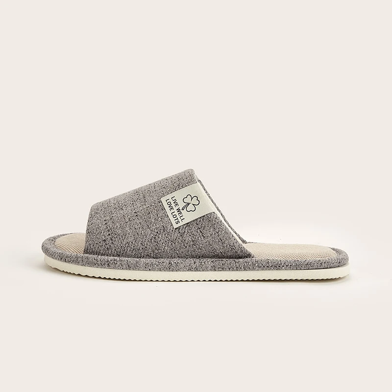 Home Linen Slippers In & Comfortable Bedroom Open-toed&Breathable Men'...