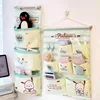 Sanrio Wall Mounted Bag Organizer Cute Pink Kuromi Cinnamoroll My Melody Wall Hanging Fabric Caddy Storage Bag Organizers Pocket 6