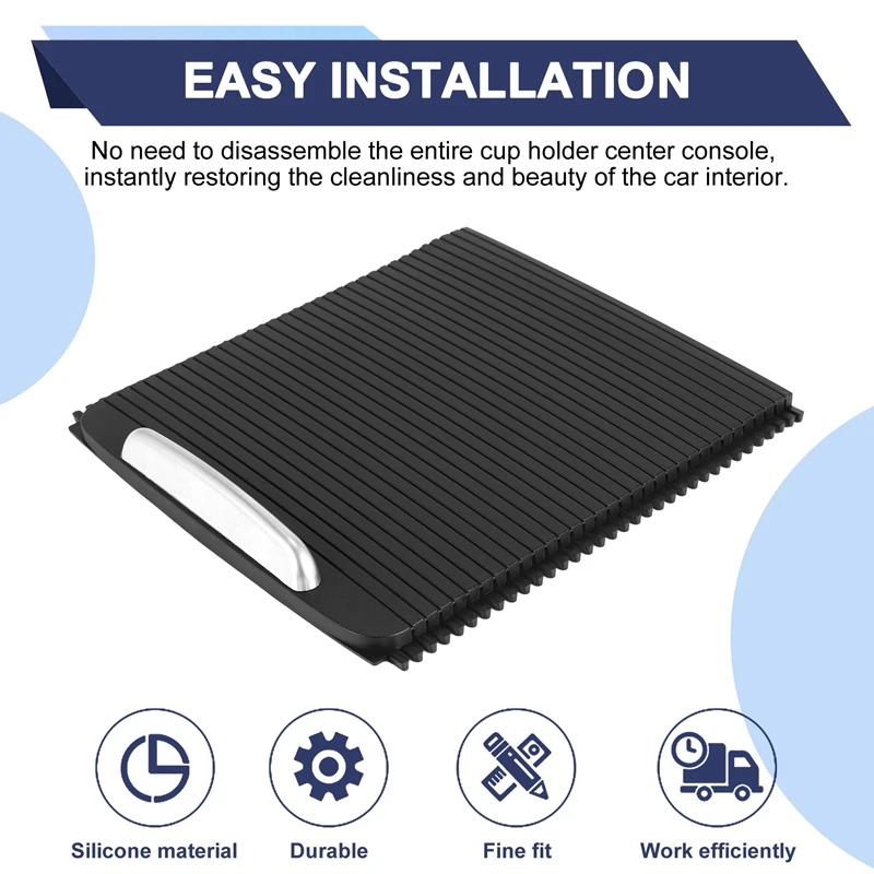 Car Center Console Sliding Cover 39870905 For Volvo S80 V70 XC70 Cup Holder Roller Shutter Cover car center console cover,drink cup holder cover