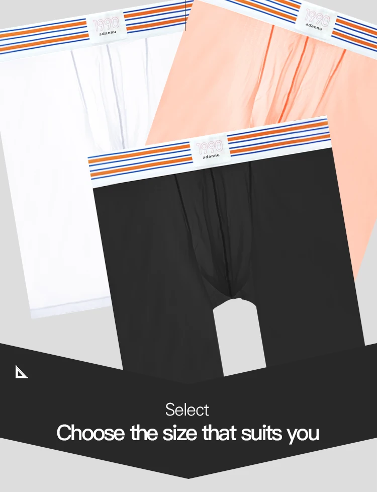 1/2/3PCS Men's Ice Silk Boxers Transparent Boxers 0.01 Ultra-thin Fabric See Through Underpants Seamless Underwear Boxer Shorts_voghion.com