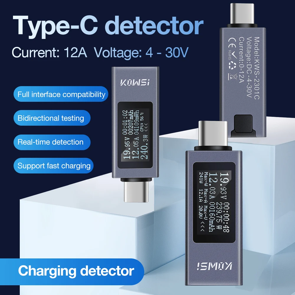 Multi-function Type-C Power Tester