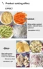 220V/180W Automatic Potato And Radish Slicing Machine Multi-Function And High Efficiency Vegetable Cutter 220 Electric Slicer 3