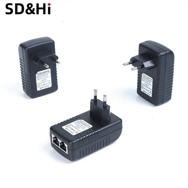 

1 шт., инжектор питания, 12 В, 15 В, 24 В, 48 В, 0,5 А, 1 А