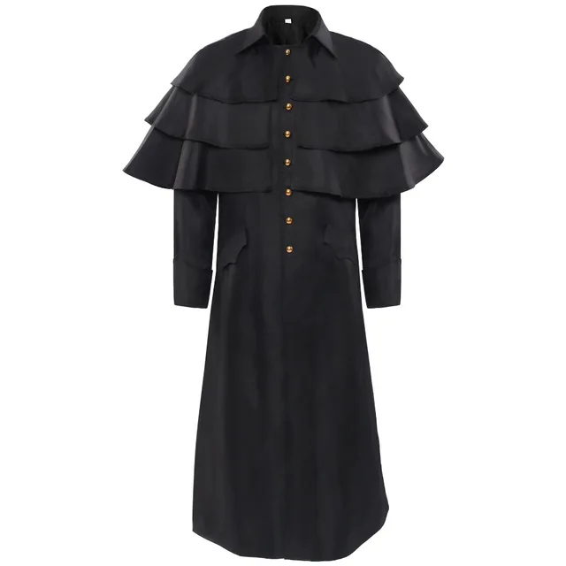 french antique cassock coat