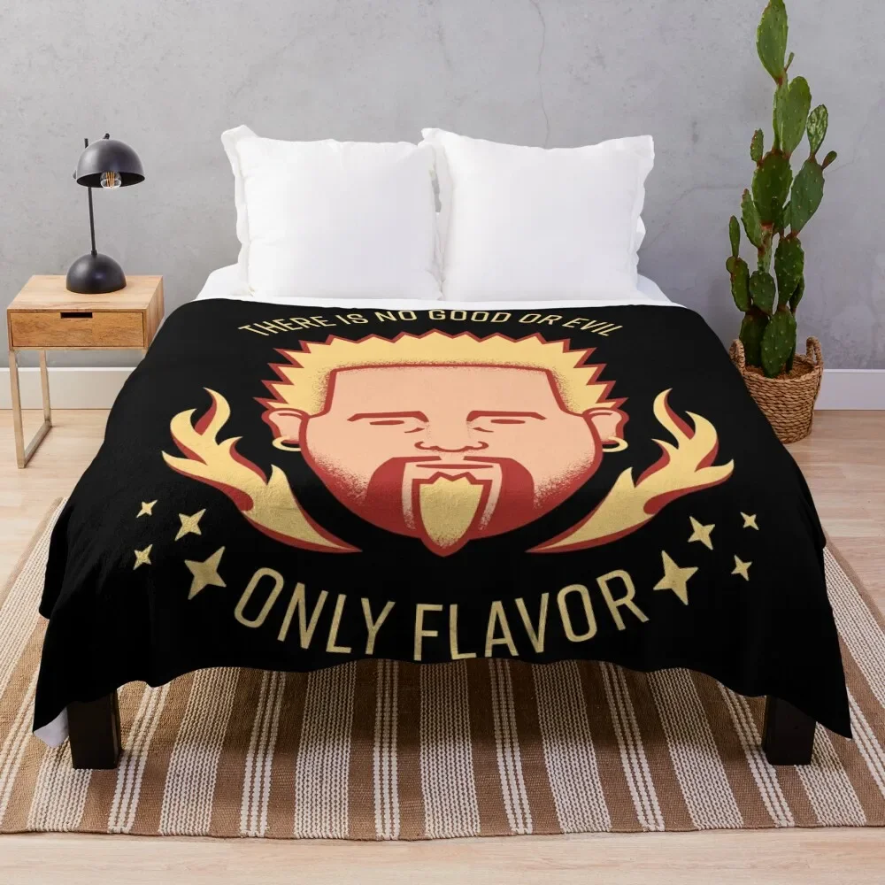 

Flavor Zen Throw Blanket Plaid on the sofa Furry Blanket