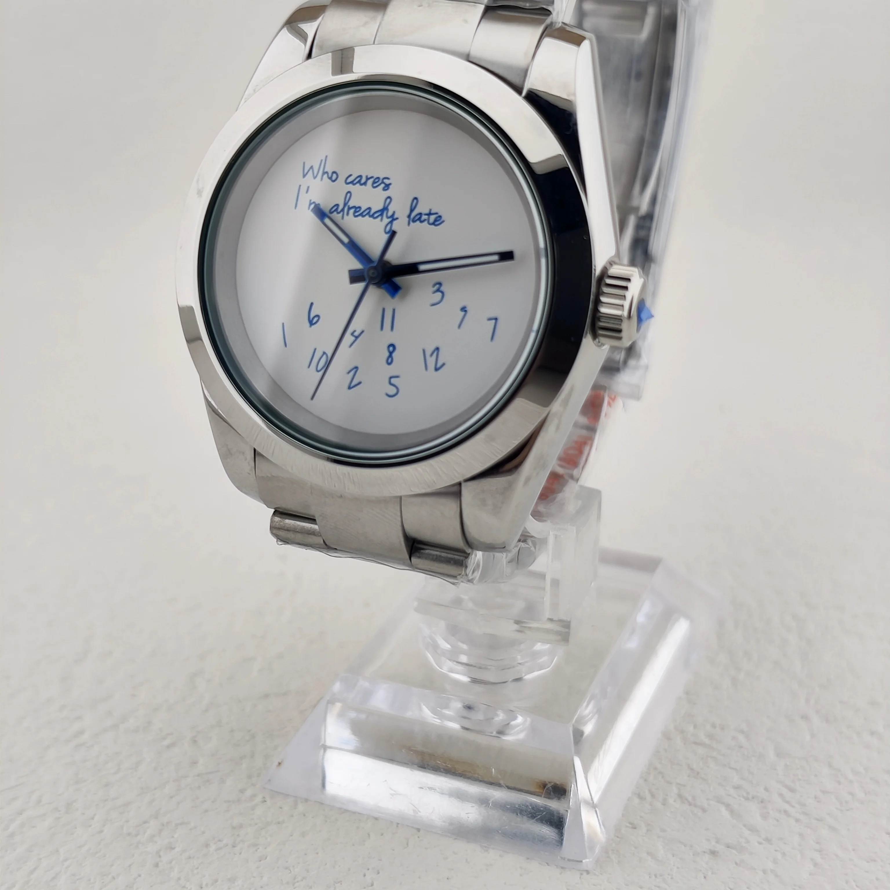 NH35 ساعة NH35 حركة أوتوماتيكية بدون شعار ساعة مزد...