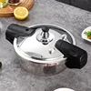Stainless Steel Pressure Cooker Mini 1.8L Pressure Pot Outdoor Quick Cooking Pot For Induction Ceramic Stove Gas Heating 2