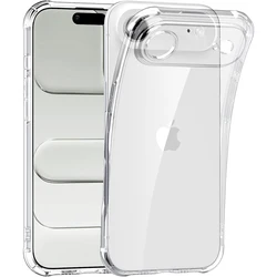 Transparent Airbag Clear Phone Case - Durable Protective Cover Accessories - iPhone 12 Mini (Clear)