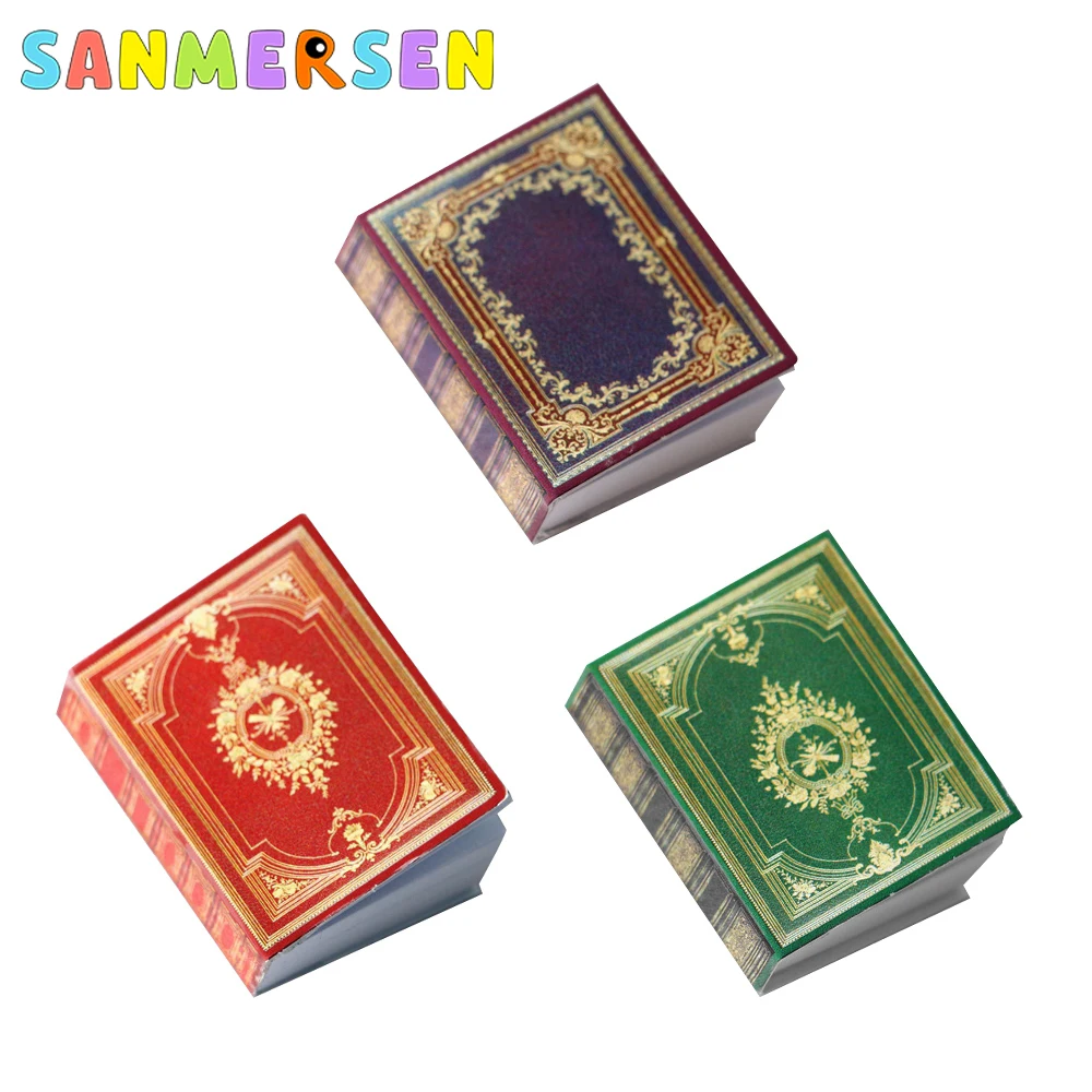 

3Pcs 1:12 Scale Dollhouse Miniature Book Mini Small Books Model Furniture Accessories Pretend Toy Dolls Decoration Kid Gift