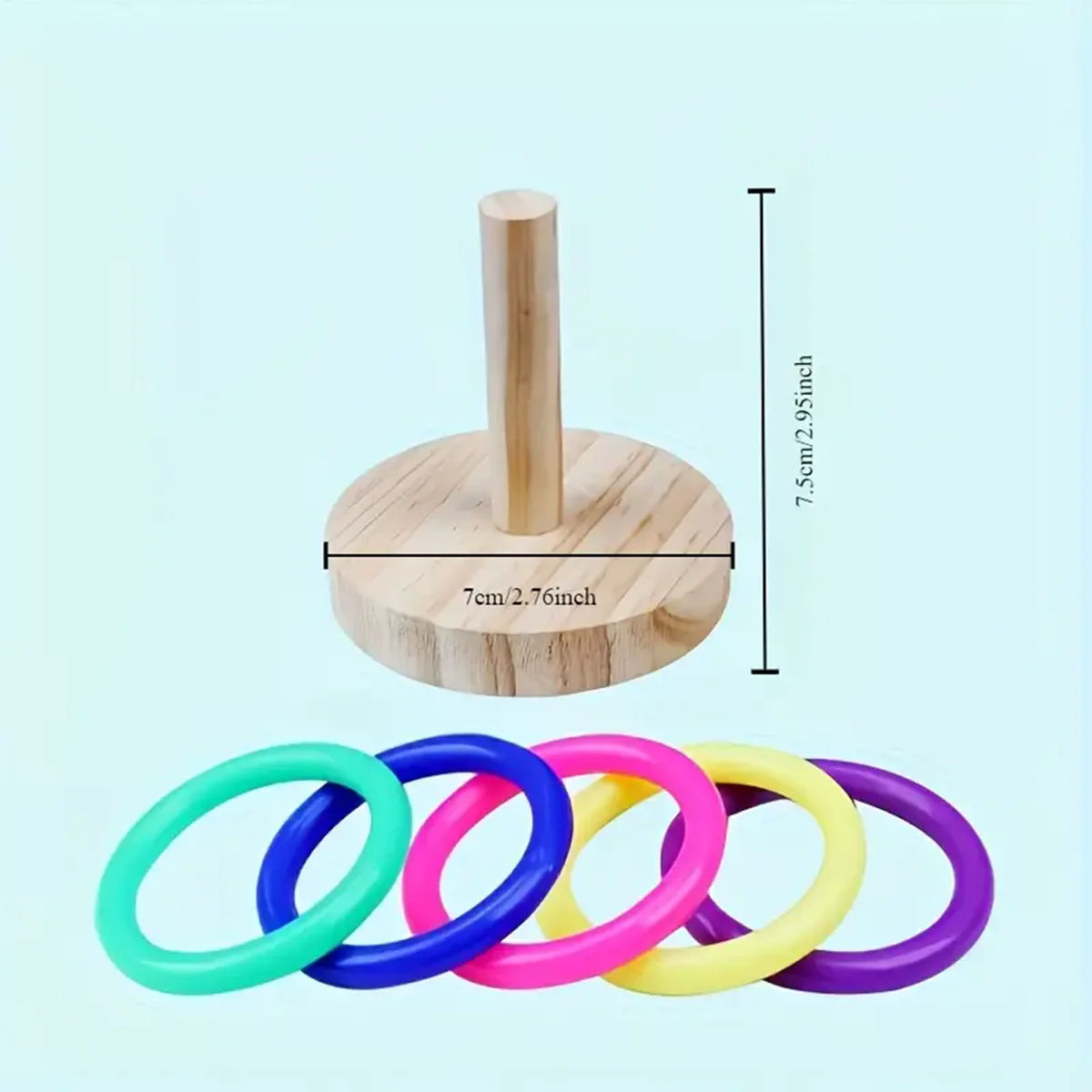 1pc Bird Training Ring Toy Parrot Educational Toys Training Interactive Bird Supplies Toys Random Color игрушки для попугае