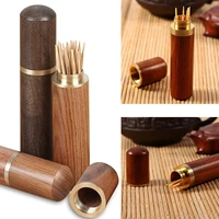Portable Wood Toothpick Holder Container Living Room Mini Toothpick Storage Box Pocket Tooth Pick Dispenser Bucket.jpg