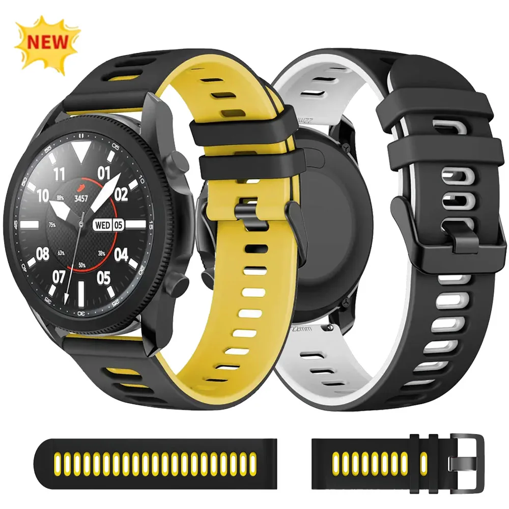 Breathable 22mm Silicone Sports Band