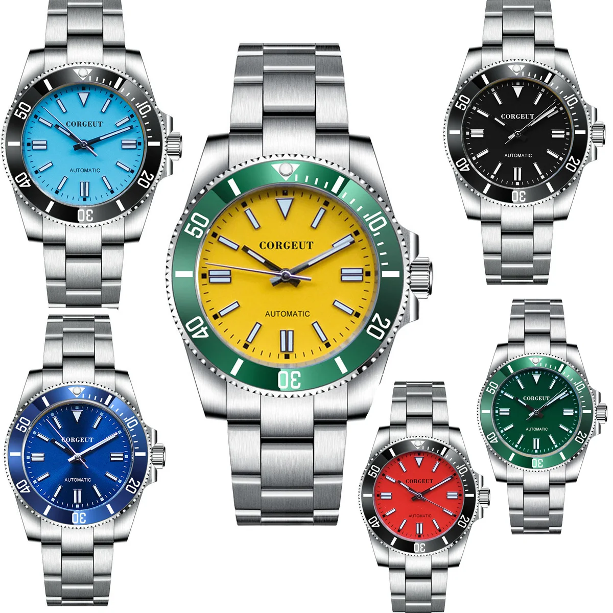 Новинка 2022 роскошные механические часы corgдругие NH35 автоматические наручные с