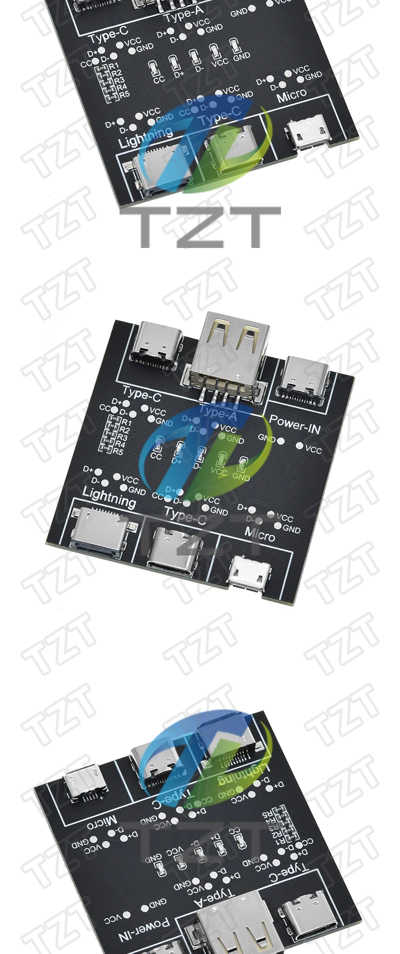 DT3 Datenkabel-Erkennungsplatine Typ C Micro-USB-Tester Kurzschluss-Diagnosetool für iOS und Android Ein/Aus-Schaltfunktion – Detail 6